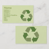 Recyclen - Bedrijven Visitekaartje (Voorkant / Achterkant)