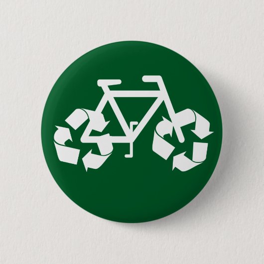 Recyclen bike-Button Ronde Button 5,7 Cm (Voorkant)