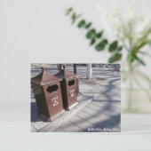 Recyclen bin, BeiHai Park Briefkaart (Staand voorkant)