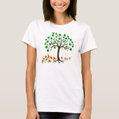 Recyclen bomen en bloemen t-shirt (Voorkant)