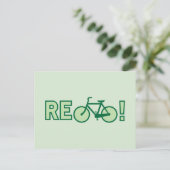 Recyclen Briefkaart (Staand voorkant)