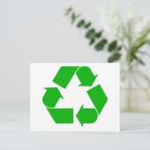 Recyclen Briefkaart (Staand voorkant)