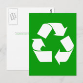 recyclen briefkaart (Voorkant / Achterkant)