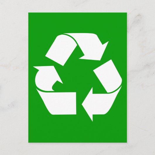 recyclen briefkaart (Voorkant)