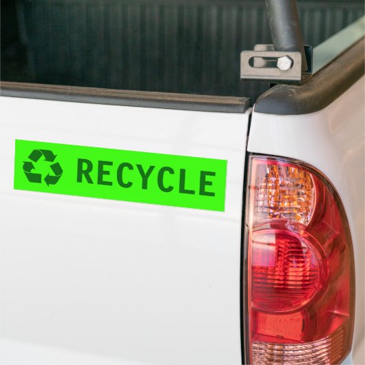 recyclen bumpersticker (Op Truck)