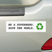 Recyclen Bumpersticker (Op auto)