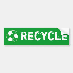 Recyclen bumpersticker