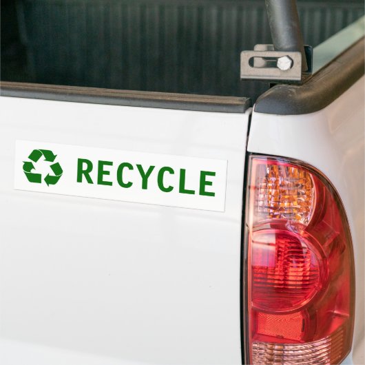 recyclen bumpersticker (Op Truck)