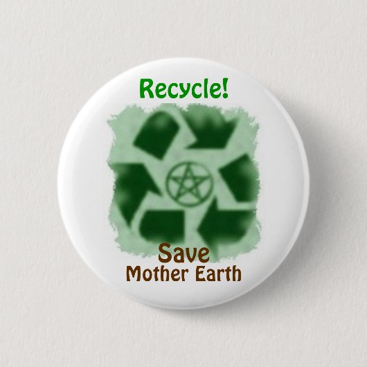 Recyclen Button (Voorkant)