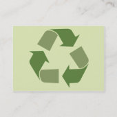 Recyclen - Chubby Visitekaartje (Achterkant)