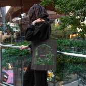 Recyclen Citaat Earth Cartoon Tote Bag