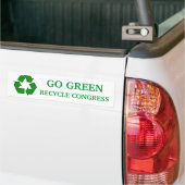 Recyclen congres bumpersticker (Op Truck)