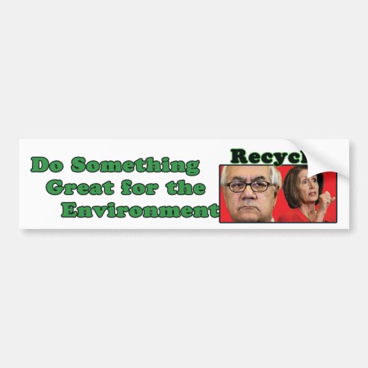 recyclen congres bumpersticker (Voorkant)