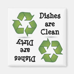 Recyclen Dishwasmachine Magnet
