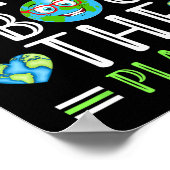 Recyclen dit Kind zorgt ervoor dat de planeet het  Poster (Hoek)