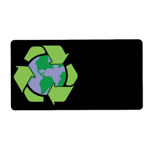 Recyclen Earth Label (Voorkant)