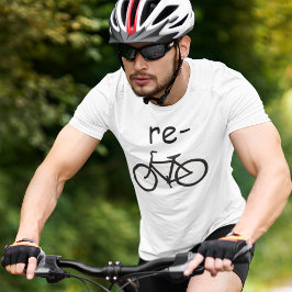Recyclen fiets Funny T-shirt