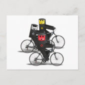 Recyclen fietsbakken briefkaart (Voorkant)