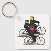 Recyclen fietsbakken sleutelhanger (Voorkant)