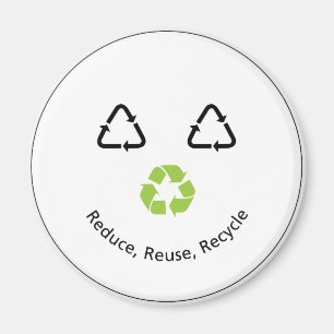 Recyclen Funny Face Magneet