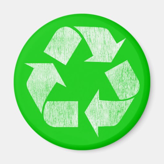 Recyclen - Go Green Magneet (Voorkant)