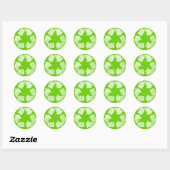 Recyclen - Go Green Ronde Sticker (Vel)