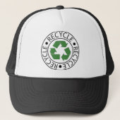 Recyclen Green Ceter Logo Trucker Pet (Voorkant)