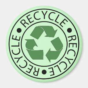 Recyclen groen centrum Logo Magneet