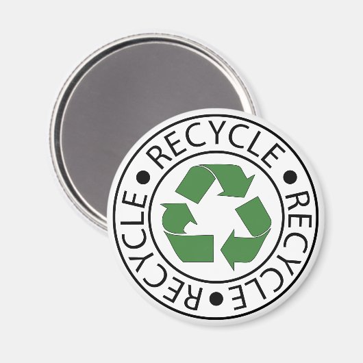 Recyclen Groen Centrum Logo Magneet (Voorkant / Achterkant)