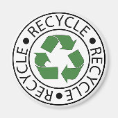 Recyclen Groen Centrum Logo Magneet (Voorkant)