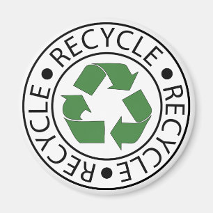 Recyclen Groen Centrum Logo Magneet