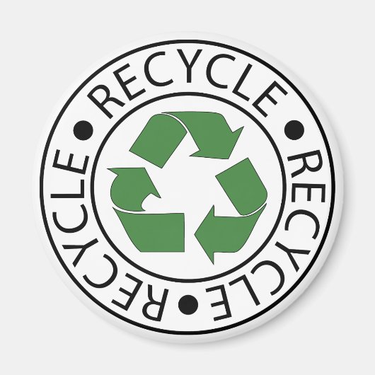 Recyclen Groen Centrum Logo Magneet (Voorkant)