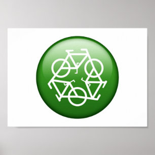 recyclen groen door Petr Kratochvil poster