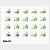 Recyclen Hawaï Ronde Sticker (Vel)