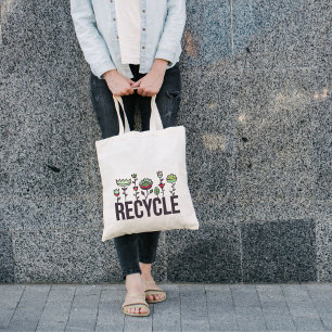 Recyclen herbruikbare tas