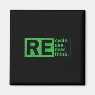 Recyclen Hergebruik Herbekijk milieubescherming Magneet