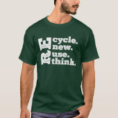 Recyclen Hergebruik Herdenken Aardodag herdenken T-shirt (Voorkant)