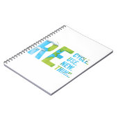 Recyclen Hergebruik Herdenken Werken op Aardodag 2 Notitieboek (Linkerzijde)