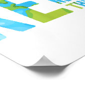 Recyclen Hergebruik Herdenken Werken op Aardodag 2 Poster (Hoek)