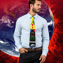 ! Recyclen, hergebruik, hergebruik, hergebruik, he Stropdas