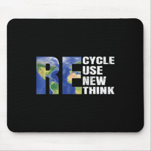 Recyclen Hergebruik Hernieuw Denk aan Earth Day Ec Muismat