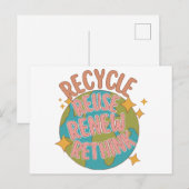 Recyclen hergebruik Heroverweging Briefkaart (Voorkant / Achterkant)