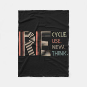 Recyclen hergebruik Heroverweging Crisis Milieu A Fleece Deken
