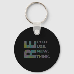 Recyclen hergebruik Heroverweging Crisis Milieu A Sleutelhanger