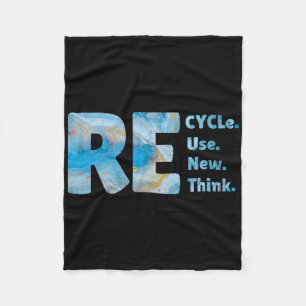 Recyclen hergebruik Heroverweging Crisismilieu E Fleece Deken