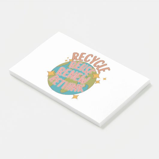 Recyclen hergebruik Heroverweging Post-it® Notes (Schuin)
