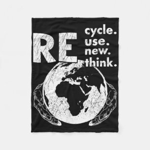 Recyclen hergebruik Herstel Herdenken Milieudag Aa Fleece Deken