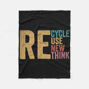 Recyclen hergebruik Herstel Herdenken Milieudag Aa Fleece Deken