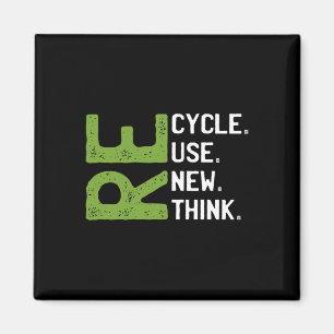 Recyclen hergebruik Herstel Herdenken Milieudag Aa Magneet