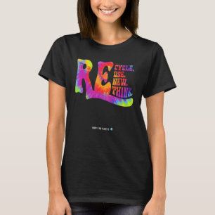Recyclen hergebruik Herstel Herdenken Milieudag Aa T-shirt